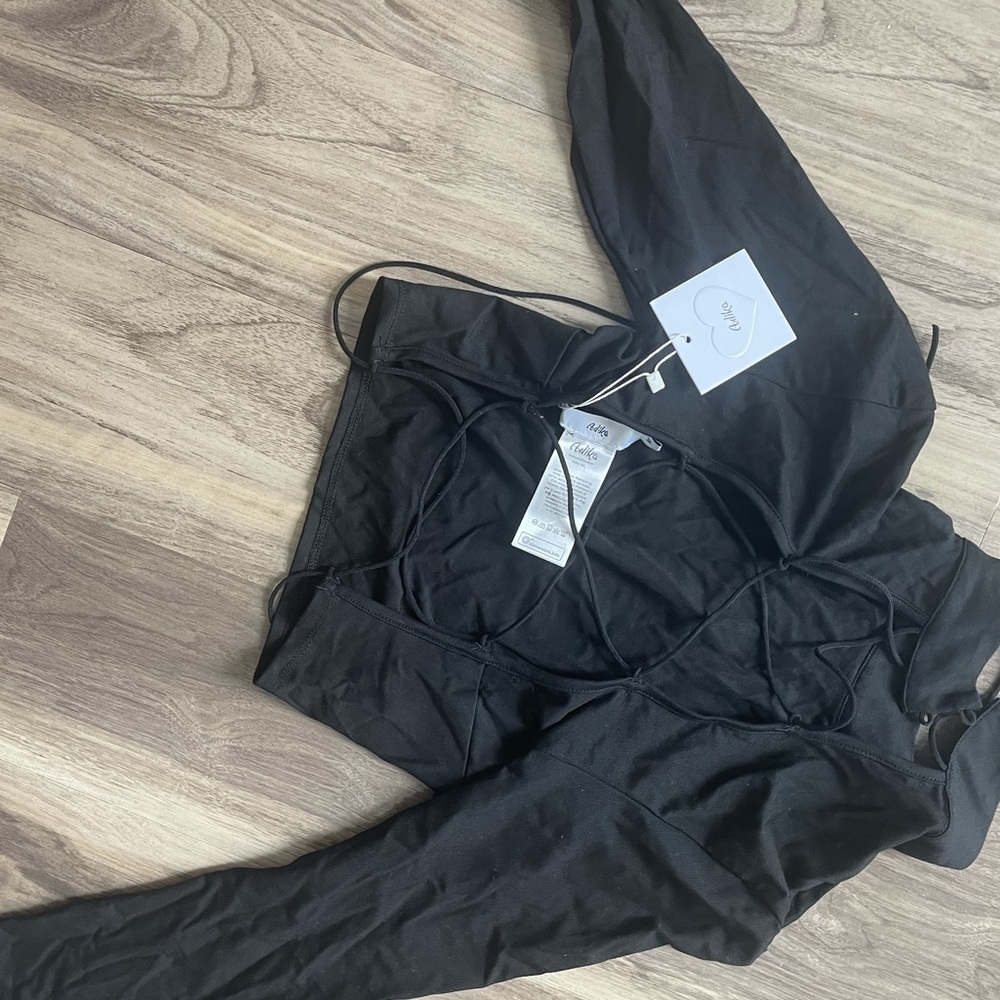 Adika backless top black NEW WITH TAGS